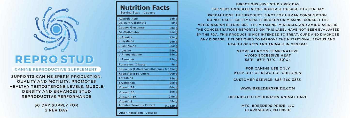 Repro Stud™ Ultimate Canine Reproduction Supplement