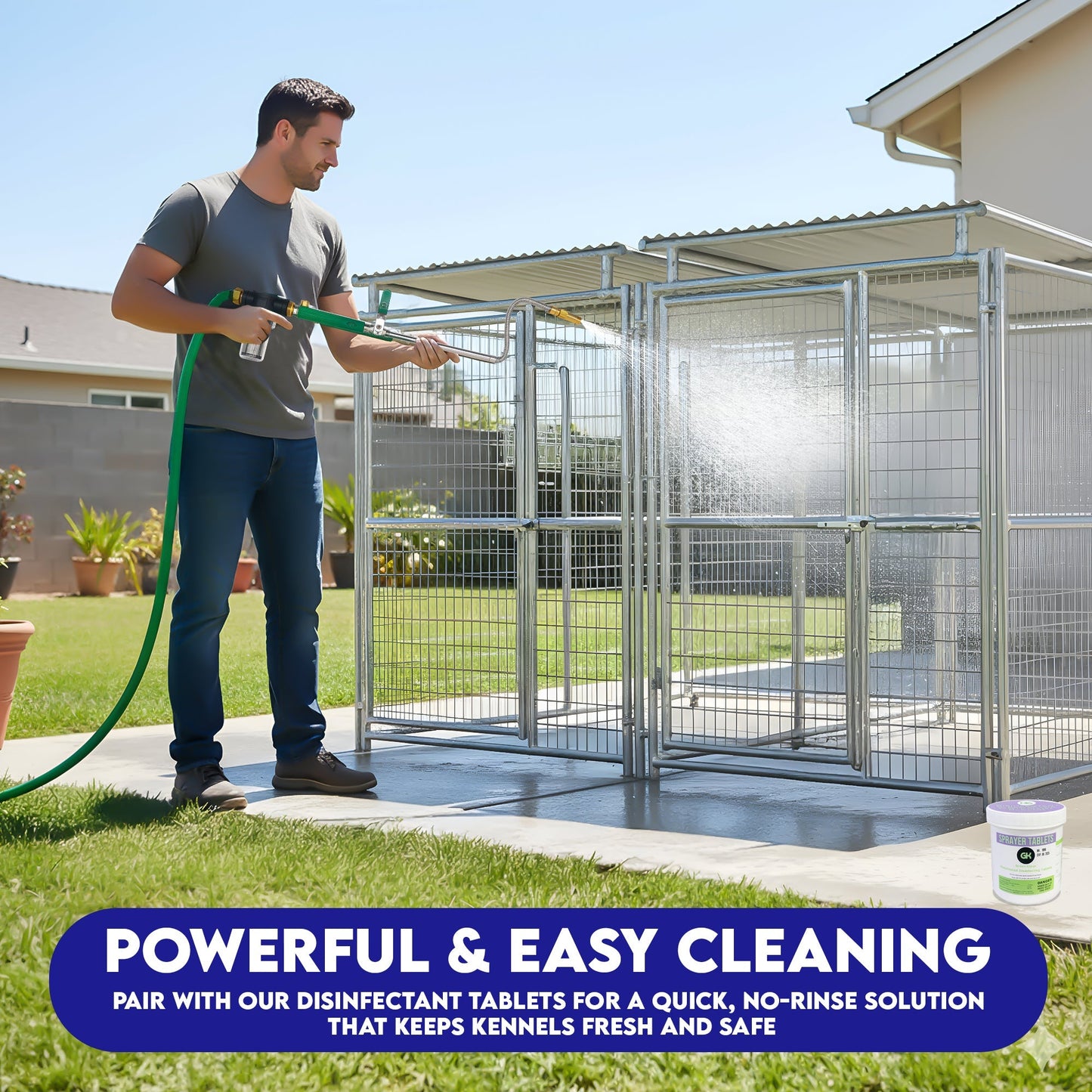 Pro-X Sprayer Combo Kit (Sprayer & 120 CT Sprayer Tablets included& Expandable Hose)