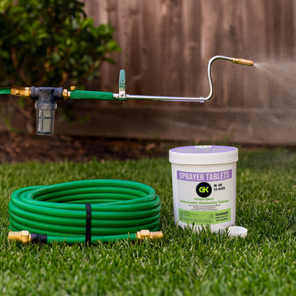 Pro-X Sprayer Combo Kit (Sprayer & 120 CT Sprayer Tablets included& Expandable Hose)